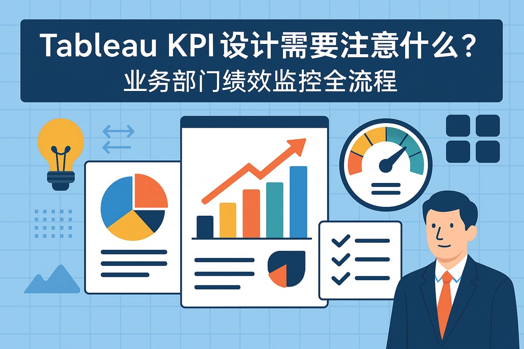 Tableau KPI设计需要注意什么？业务部门绩效监控全流程
